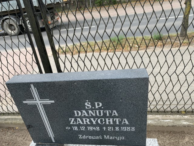 Danuta Zarychta 1948 Mogilno - Grobonet - Wyszukiwarka osób pochowanych