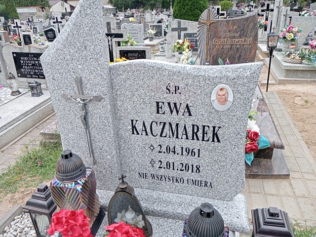 Ewa Kaczmarek 1961 Mogilno - Grobonet - Wyszukiwarka osób pochowanych