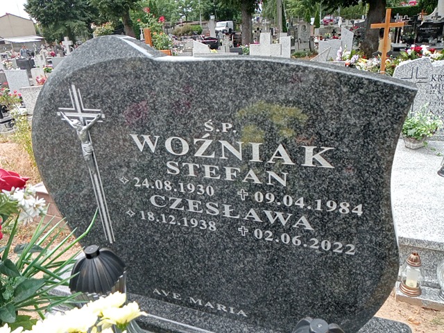 Czesława Woźniak 1938 Mogilno - Grobonet - Wyszukiwarka osób pochowanych