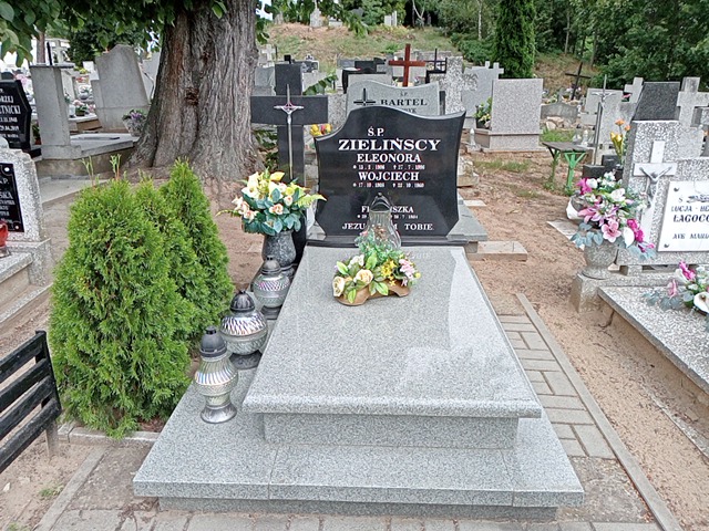 Grób Franciszka Zielińska