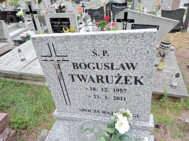 Bogusław Twarużek 1957 Mogilno - Grobonet - Wyszukiwarka osób pochowanych