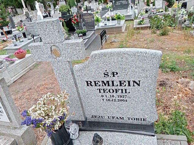 Teofil Remlein 1927 Mogilno - Grobonet - Wyszukiwarka osób pochowanych