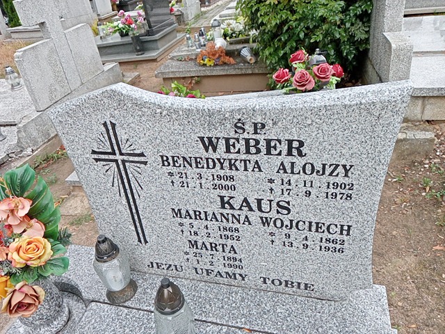 Marianna Kaus 1868 Mogilno - Grobonet - Wyszukiwarka osób pochowanych