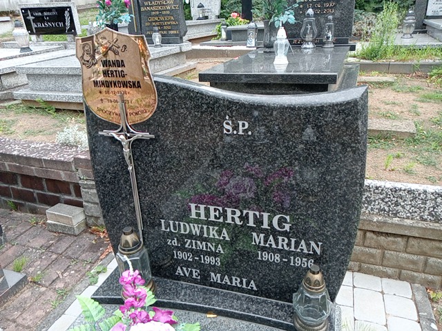 Ludwika Hertig 1901 Mogilno - Grobonet - Wyszukiwarka osób pochowanych