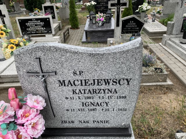 Katarzyna Maciejewska 1902 Mogilno - Grobonet - Wyszukiwarka osób pochowanych