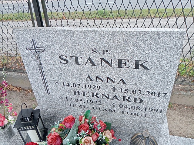 Anna Stanek 1929 Mogilno - Grobonet - Wyszukiwarka osób pochowanych
