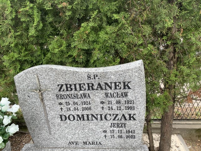 Wacław Zbieranek 1921 Mogilno - Grobonet - Wyszukiwarka osób pochowanych