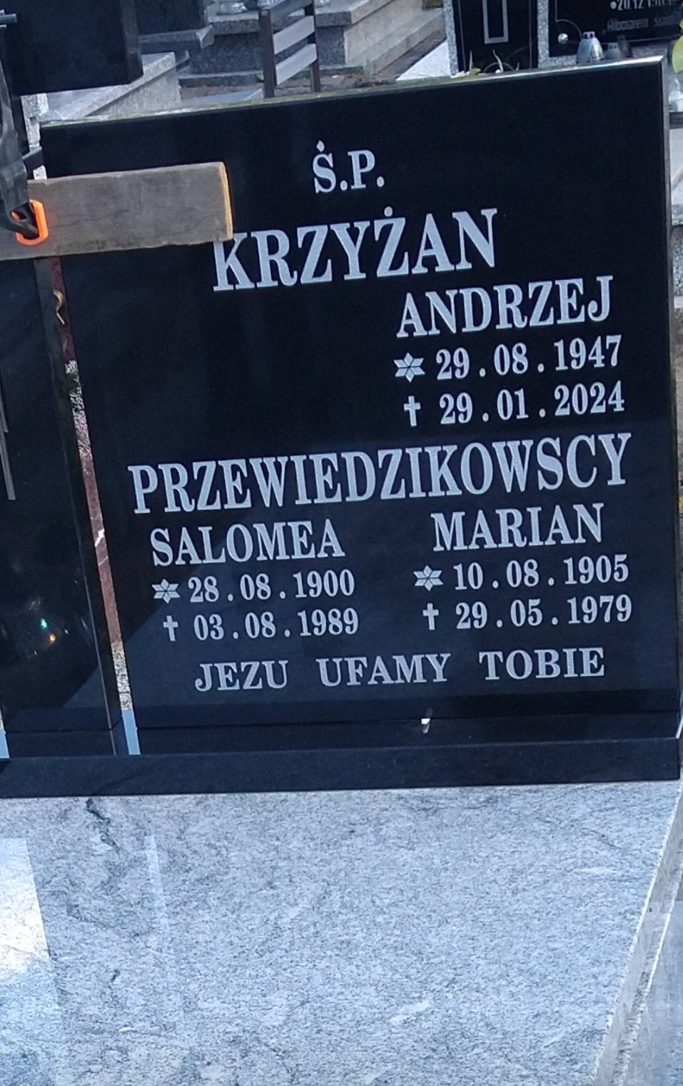 Grób Andrzej Krzyżan