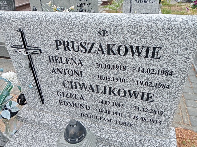 Gizela Chwalik 1943 Mogilno - Grobonet - Wyszukiwarka osób pochowanych