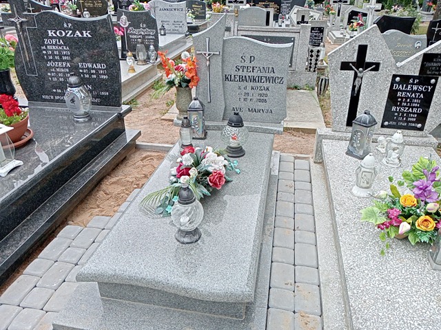 Grób Stefania Klebankiewicz