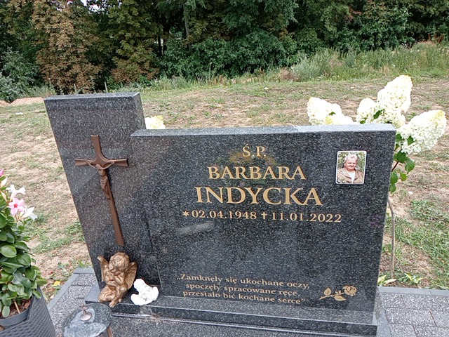 Barbara Indycka 1948 Mogilno - Grobonet - Wyszukiwarka osób pochowanych