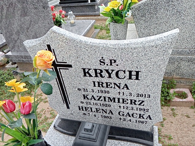 Helena Gacka 1903 Mogilno - Grobonet - Wyszukiwarka osób pochowanych